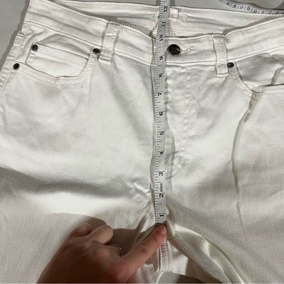 EILEEN FISHER ~ White Denim Straight Leg Jeans - Picture 6 of 8